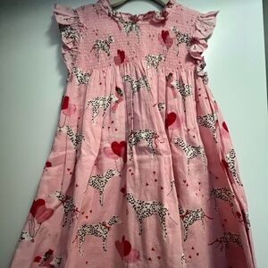 Size 6 Pink Chicken Girls Stevie Dress - I Heart Dalmatians